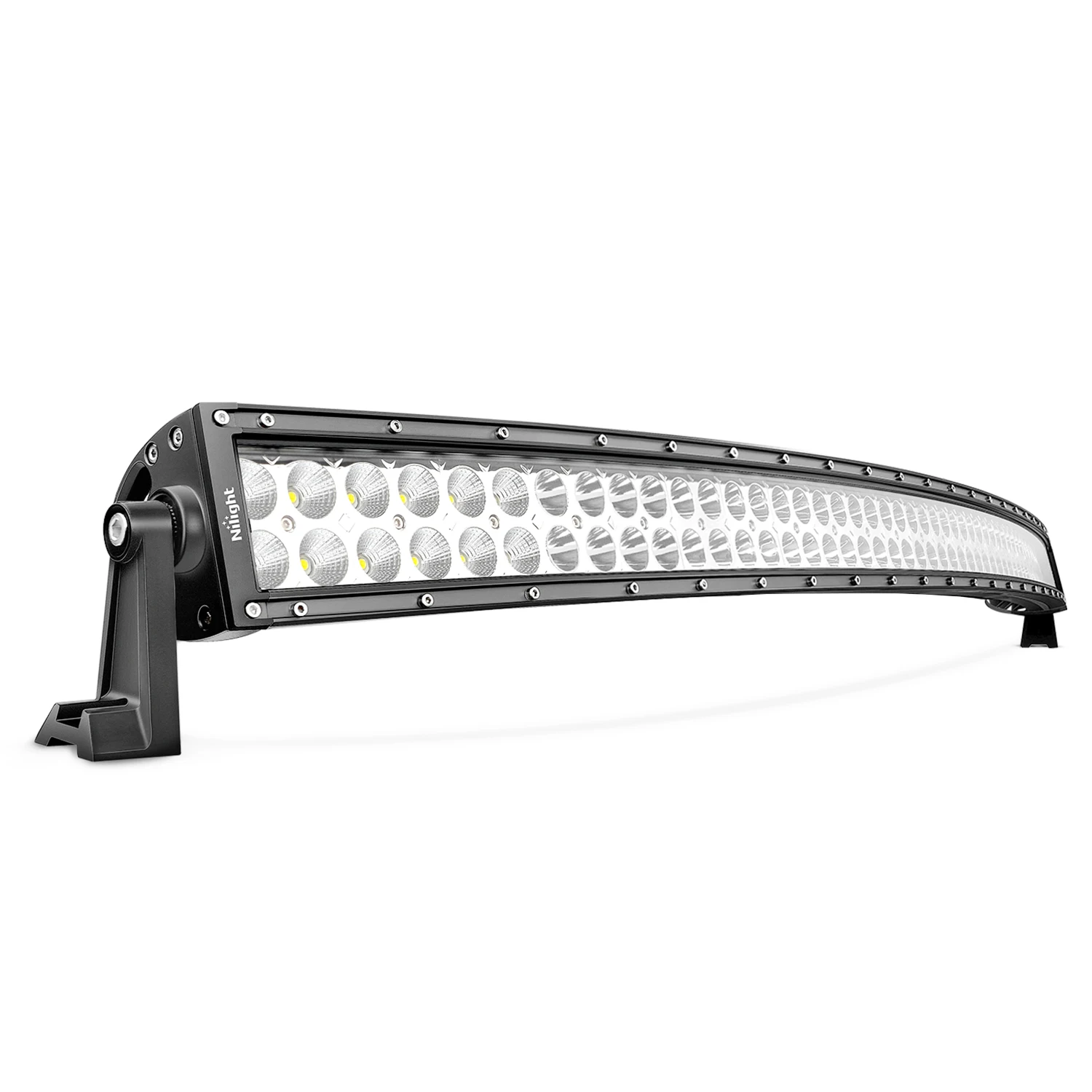 LED Light Bar Nilight 42Inch 240W Curved LED Work Light Spot Flood Combo LED Lights Led Bar Driving Fog Lights Jeep Off Road Lights