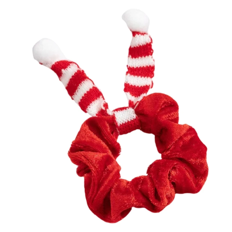 Christmas Celebration Hair Hoop Sweet Girls Hair Rope Daily Wear Hair Tie