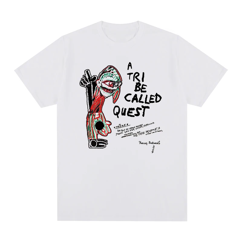 A TRIBE CALLED QUEST ATCQ Hip Hop Music T-shirt harajuku streetwear Vintage Summer Cotton T Shirt Men New TEE TSHIRT Womens Tops