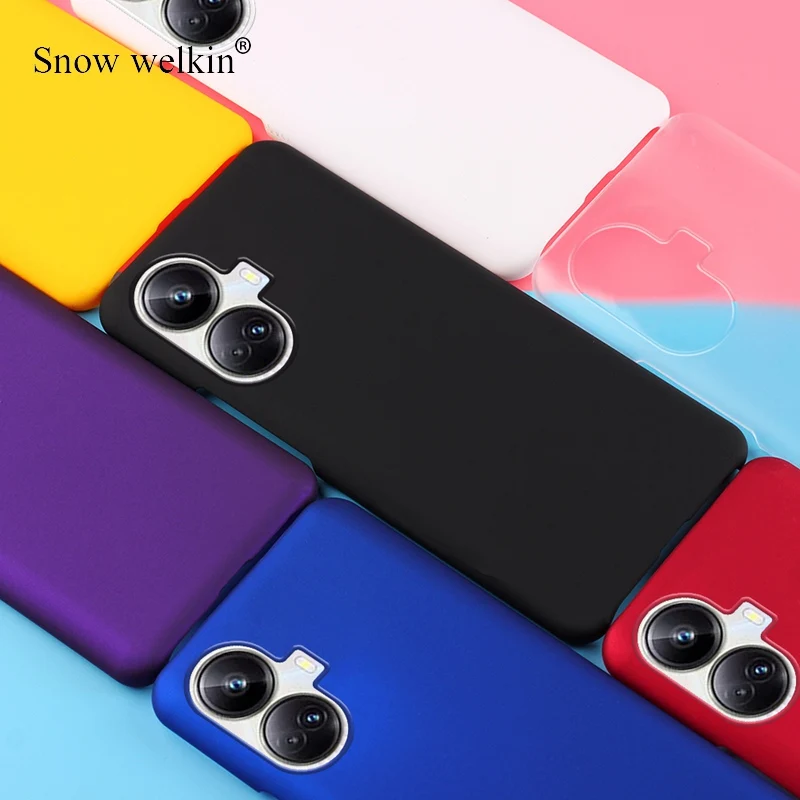 For Realme 10 5G New Multi Colors Luxury Rubberized Matte Hard Plastic Case Cover For Realme 10 Pro Plus 5G Back Phone Cases