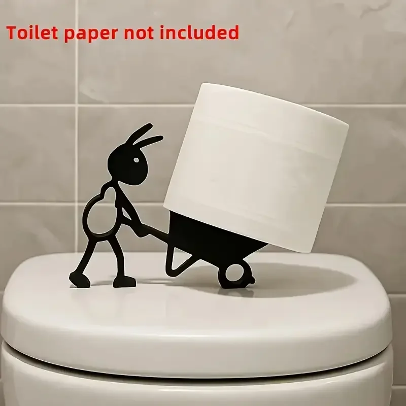 Ant Tissue Holder with Stable Base, 2 Creative Shapes. Unique Home Decor for Bathroom, Living Room, Bedroom. Ideal Gift Idea.