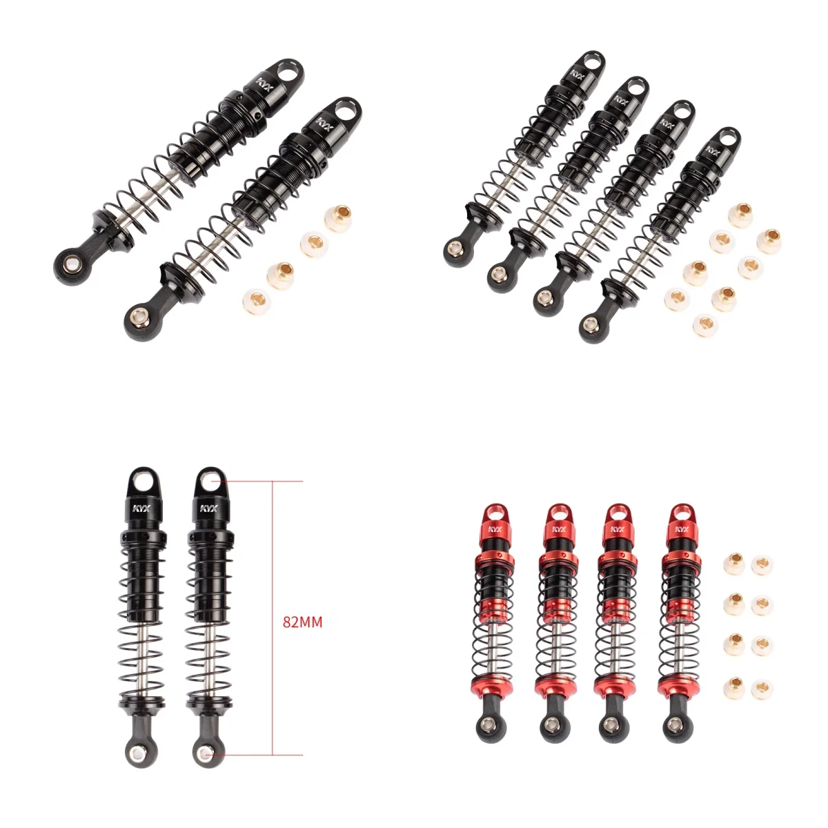 

Длина отверстия передних и задних гидравлических амортизаторов металлических аксессуаров Capra UTB18 small Goat RC1 1/18 стоит 80 мм.