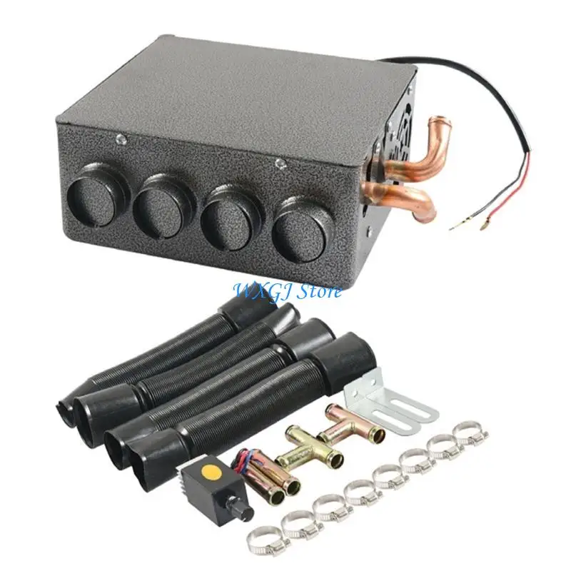 Calentador auxiliar 37JE 12 V, desempañador, calentador debajo del tablero para excavadoras automóviles