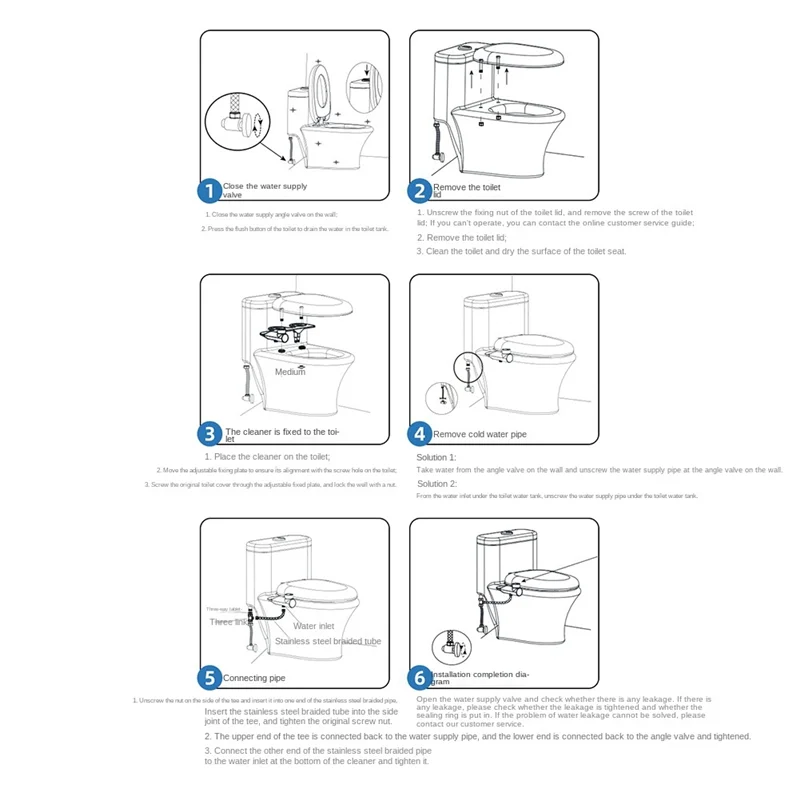 

AT48-SL61 Toilet Unplugged Body Cleaner Cold And Hot Water Simple Women's Wash Fart Wash Buttock Nozzle
