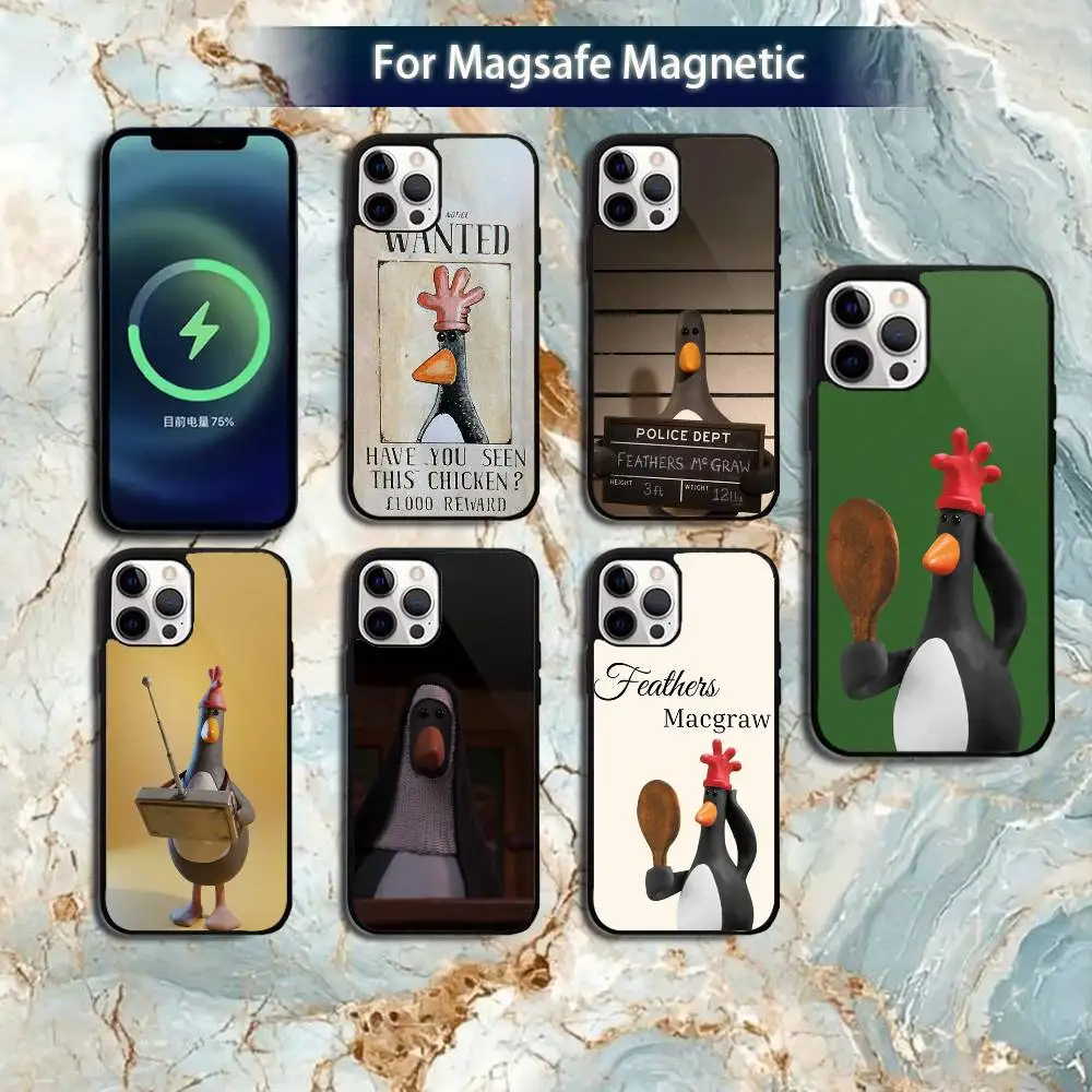 

W-WallaceS G-Gromit Phone Case For iPhone 16e,16,15,14,13,12,11,Plus,Pro,Max,Mini Magsafe Magnetic Wireless Charging