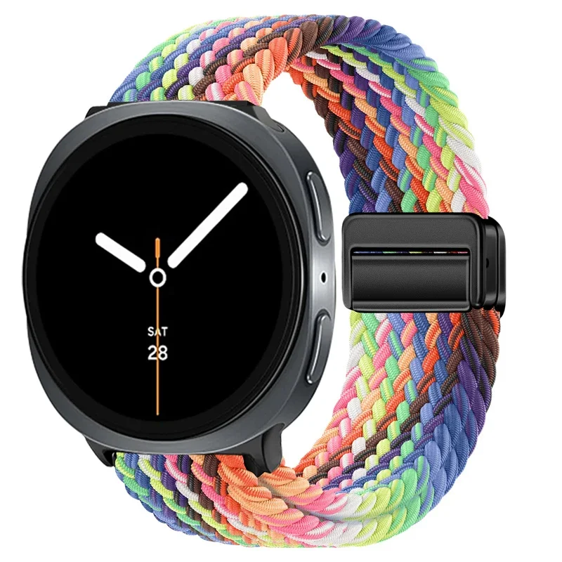 Geflochtenes Solo-Loop-Armband für Samsung Galaxy Watch 8 40/44mm Zubehör Nylon-Armband Correa Galaxy Watch 8 Classic Band 46mm – Detail 33
