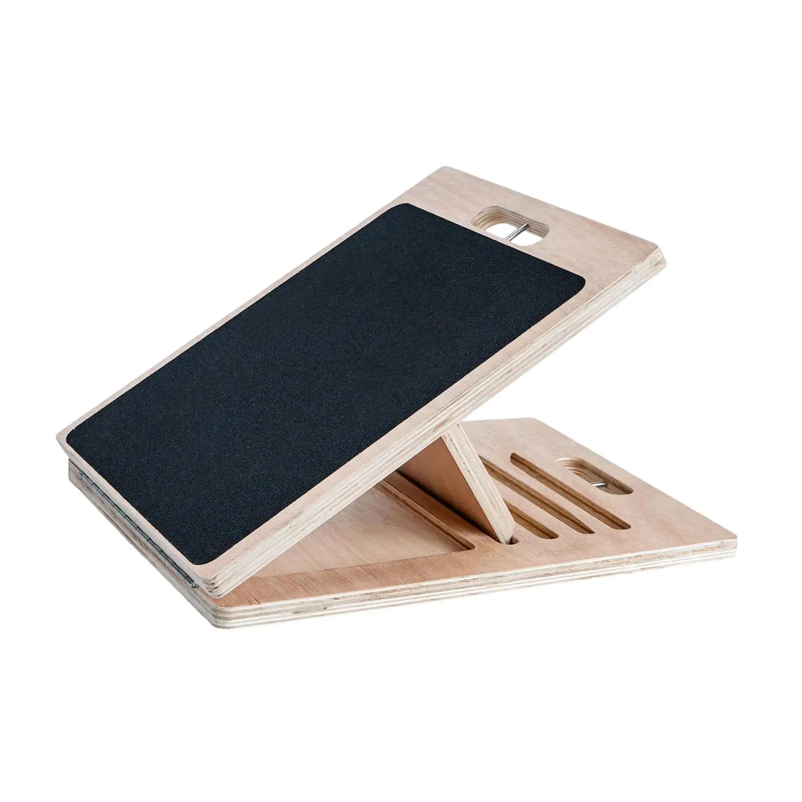 Stretching Board for the Lower Leg Adjustable Slant Calf Stretcher Non Slip Wood Balance Platform for Yoga and Gym