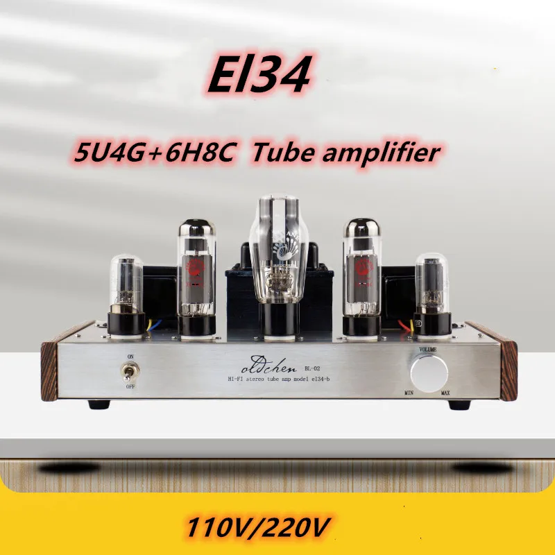Oldchen-Amplificador de tubo El34 para cine en casa, dispositivo de Audio de alta potencia con Bluetooth 2022, Clase A, HIFI, 5,0