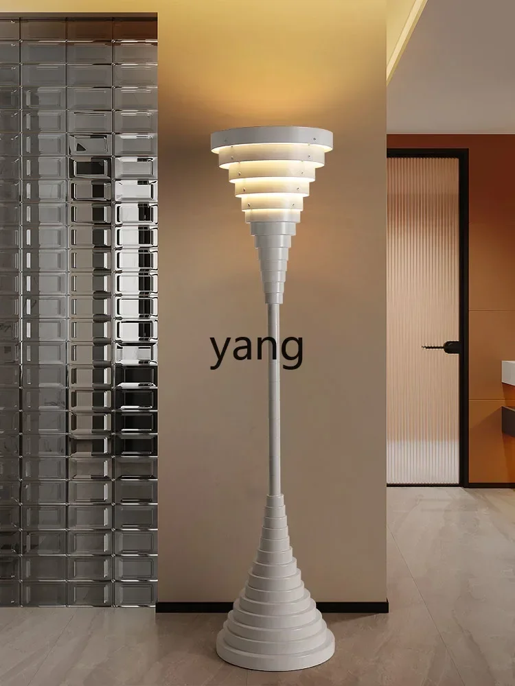 Yjq Retro Zonsondergang Sfeer Mid-Oude Lamp Woonkamer Bank Creatieve Klassieke Moderne Designer Model Vloerlamp