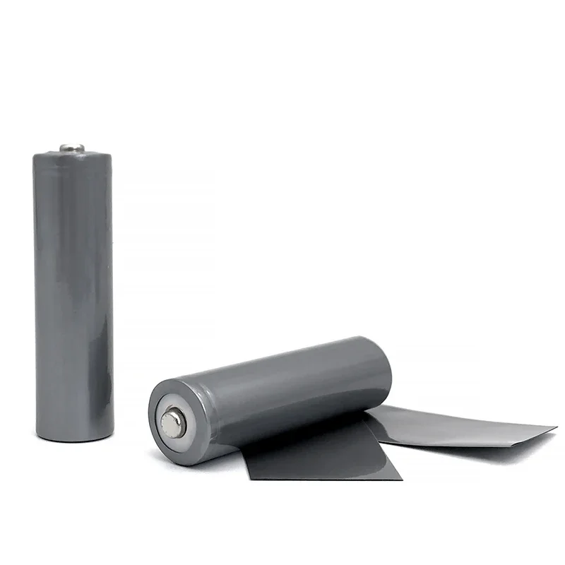 1M~10M Gray Width 30~300mm PVC Heat Shrink Tubing Anti-Corrosion Dust Proof Lithium Battery 18650 Battery Pack Insulation Sleeve