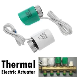 1Pcs 230V NO NC Electric Thermal Actuator Valve Head For Normally Open  Floor Heating Radiator Thermostat Manifold Closed
