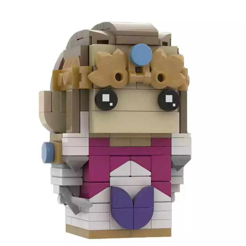 MOC game characters around the building block character collection square doll series mosaic building block toy gift