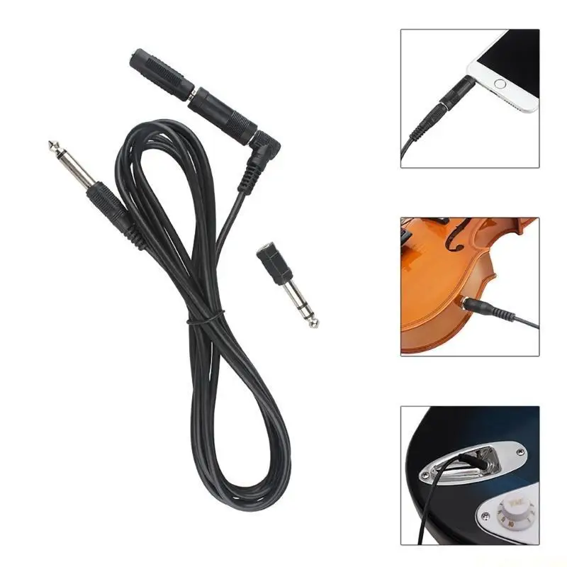 M5TC 10ft 6.35mm Guitar Cable Instrument Cables Straight to Bass Amp Cord