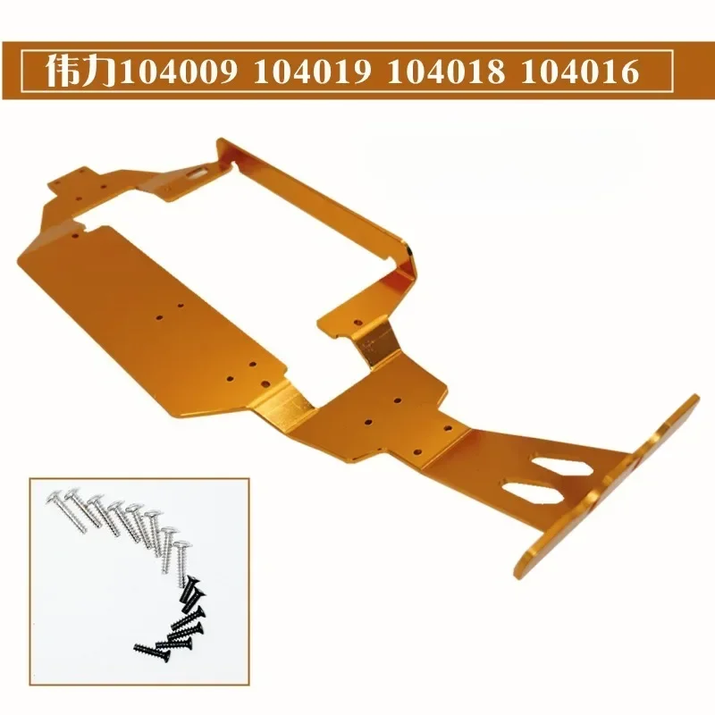 WLtoys 104009 104016 104018 104019   Części do samochodów RC ulepsz metalowe podwozie