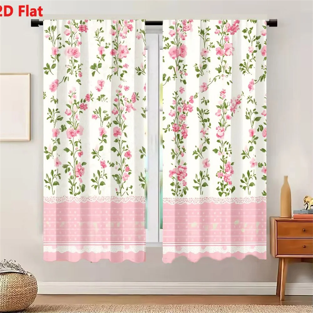 2Pcs Curtains High Quality Wireless Bluetooth Headphones With Noise Cancellation And Long Battery Life Window Drapes for Bedroom