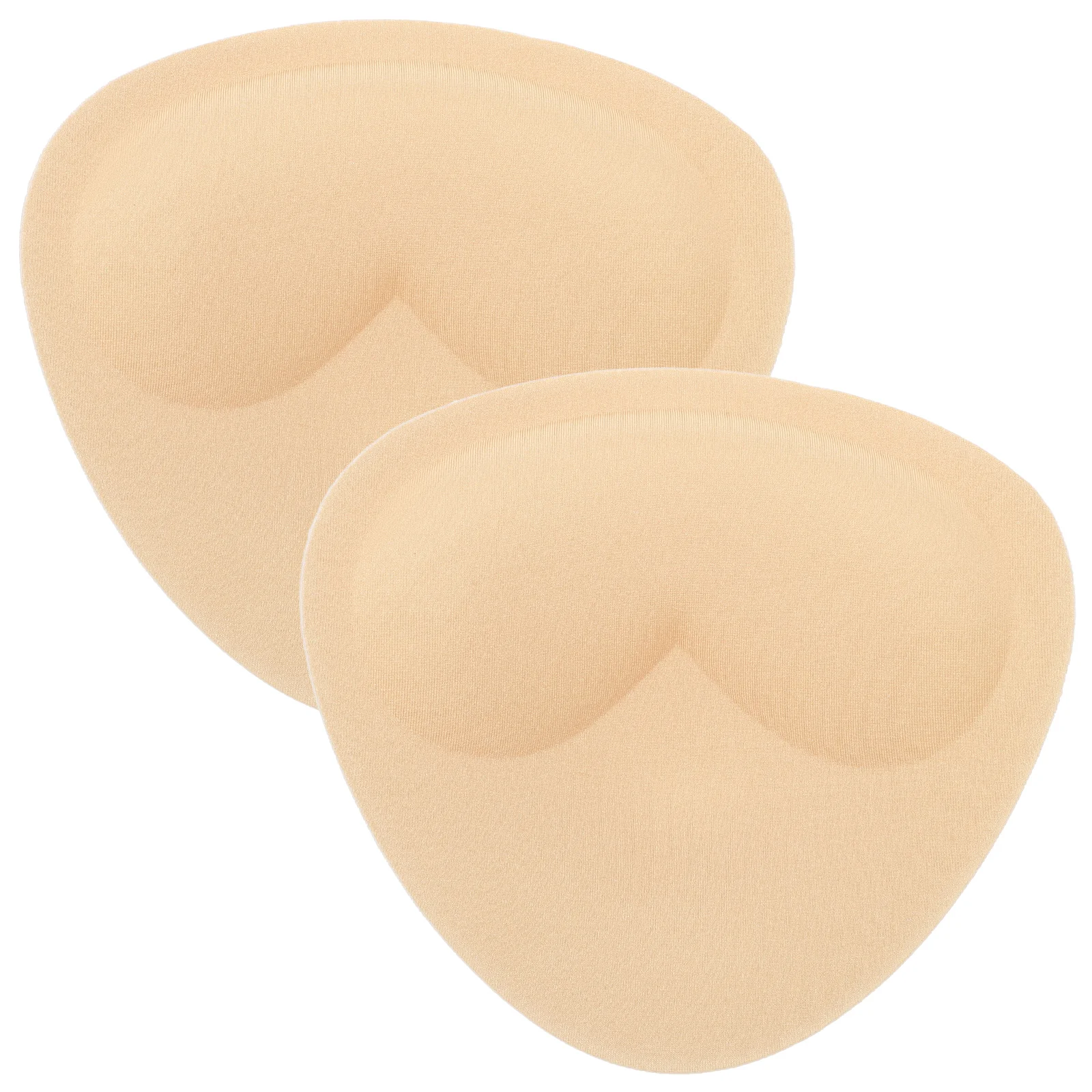 2 Pcs Orteil Triangular Sponge Prosthetic Breast Padding Insert Women Inserts Women's Push up Sticky