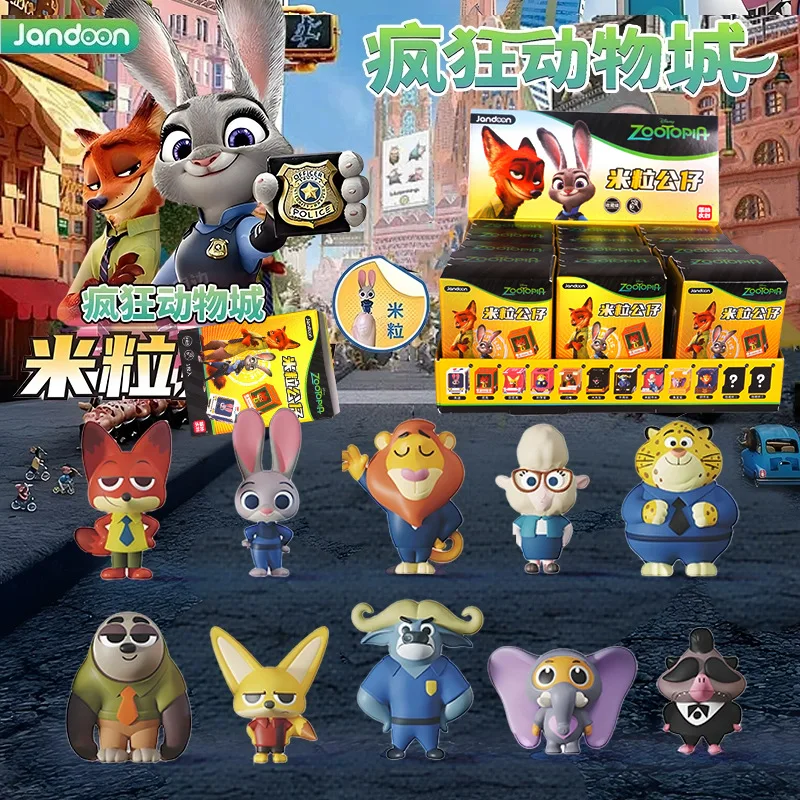 

Подлинная кукла Disney Crazy Animal City с рисовым зерном, слепая коробка, мини-коллекция, орнамент, окружающие подарки на день рождения для девочек