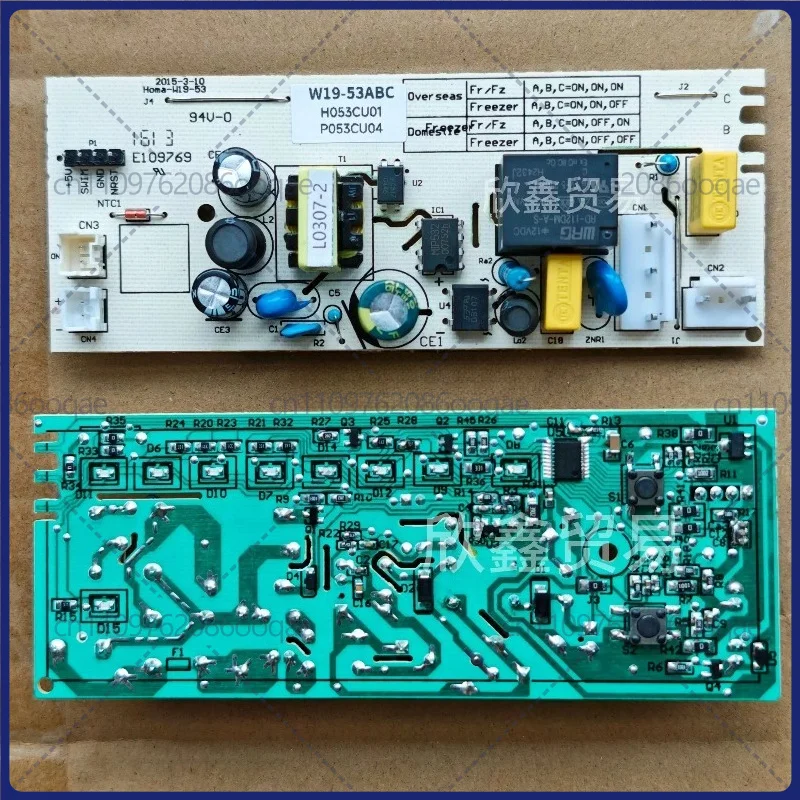 1 Pieza de Placa Principal para Refrigerador Homa TCL, Placa de Control W19-53AC/AB/ABC, Placa de Alimentación