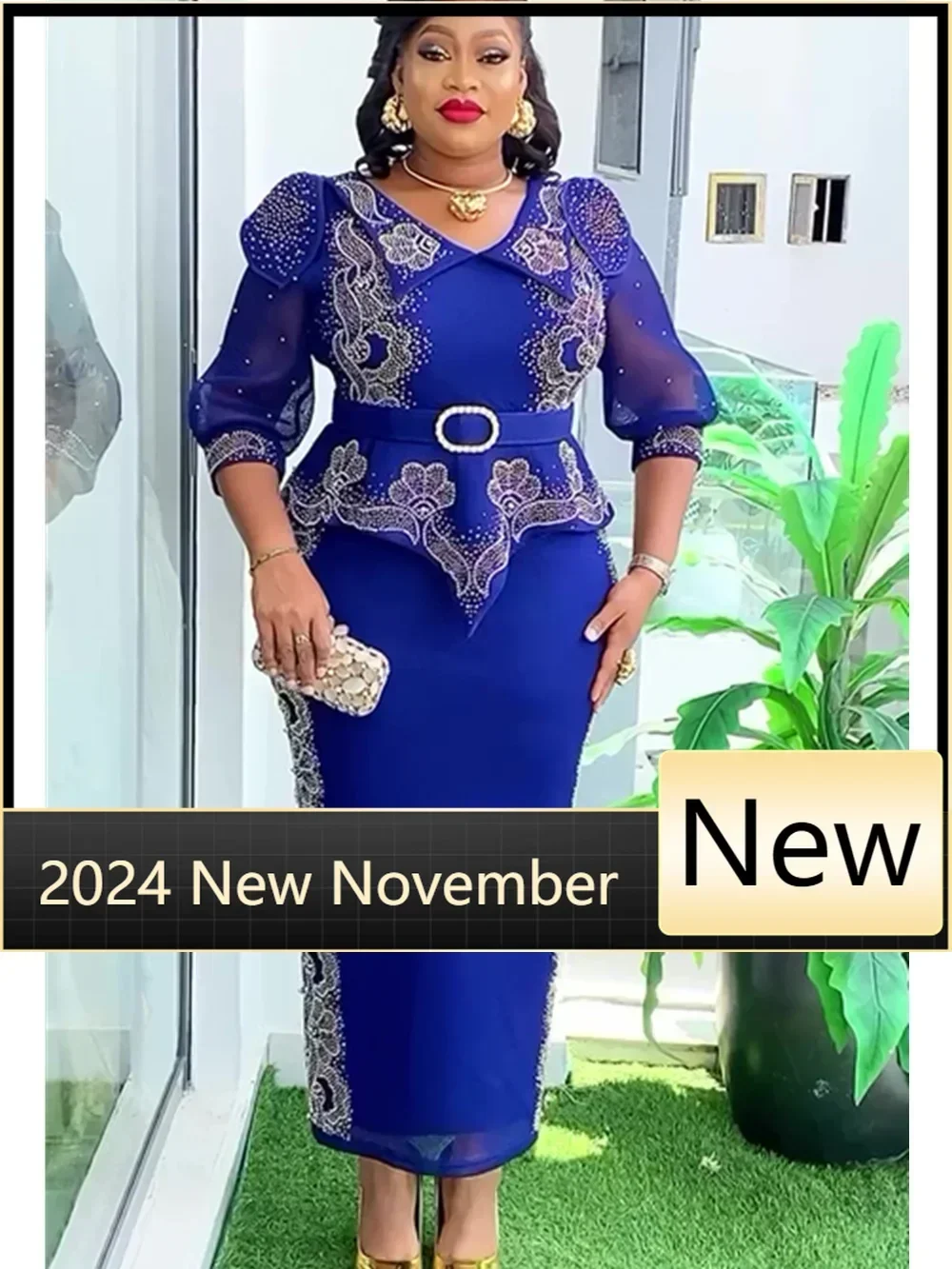 

Elegant African Dresses for Women 2025 New Africa Clothing Plus Size Turkey Wedding Party Long Dress Dashiki Ankara Outfits Robe