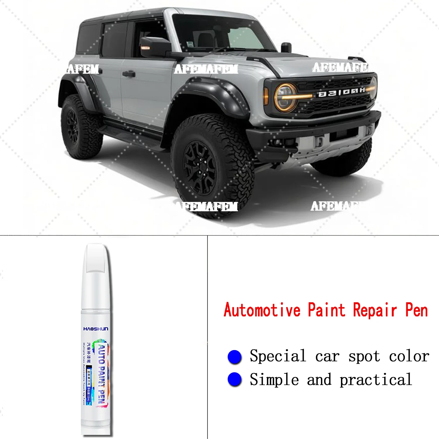 For Ford Bronco Professional Paint Touch Up Pen Restores Original Factory Paint Finish Enhances Gloss & Car Shine Effectively