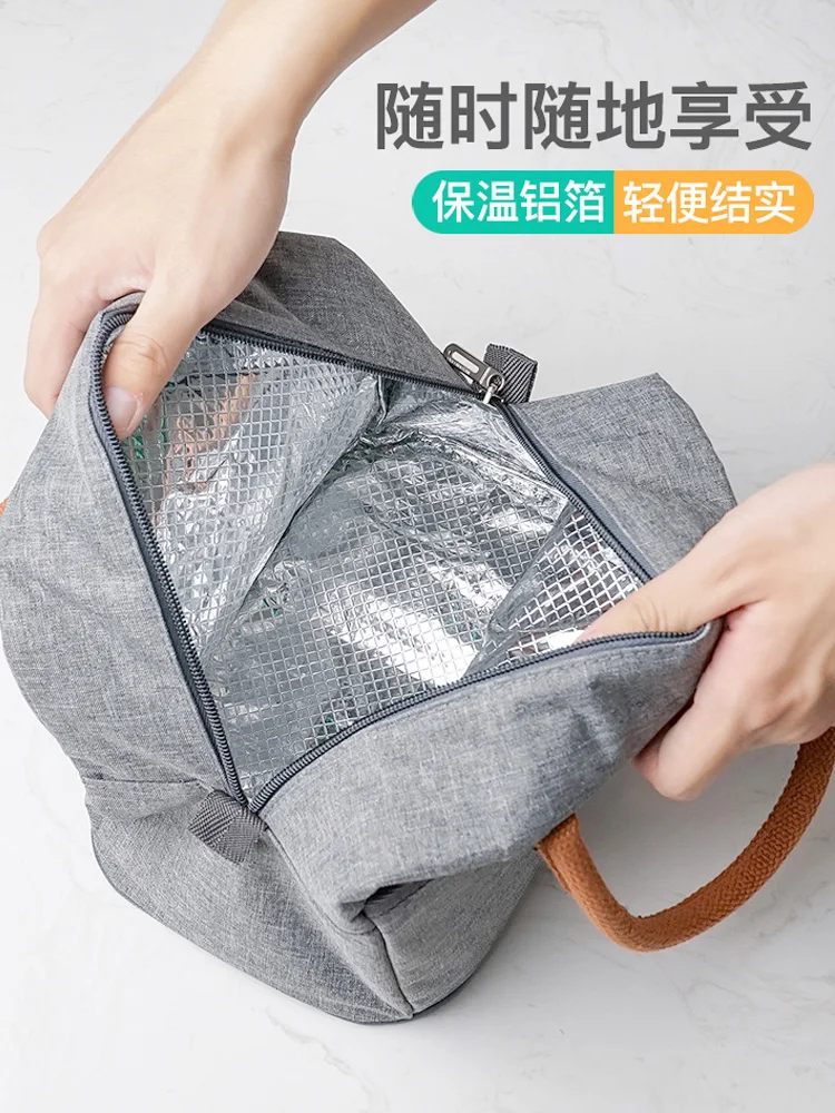 Camping Picnic Bag Mini Ice Pack Storage Lunch Bag Student Portable Barbecue Food Storage Bag Thermal Picnic Basket Ice Box