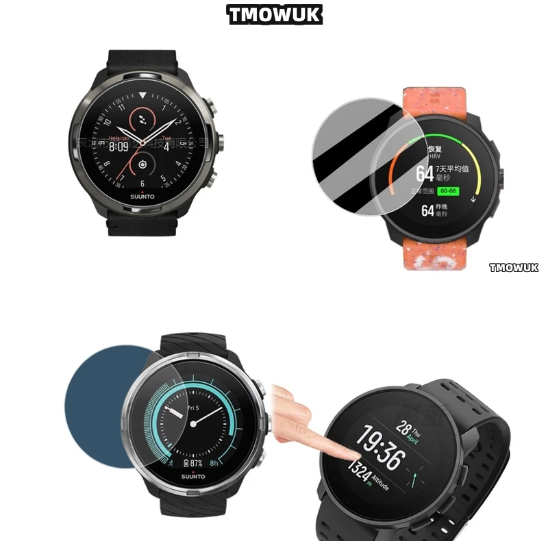 

For Suunto 5 7 9 Peak Pro Race S 45mm 49mm OCEAN Traverse Alpha - Anti - Scratch Tempered Glass 9H - HD Clear Screen Protector F