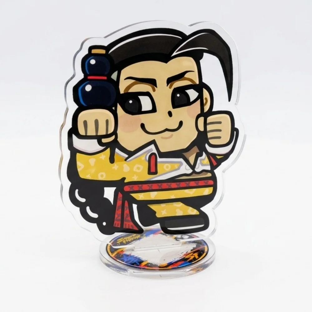 Game Street Fighter 6  Acrylic Stand Ryu Chun Li Juri Ken Cammy Luke Double Sided Cute Chibi Desktop Figure Fan Gift Keychain