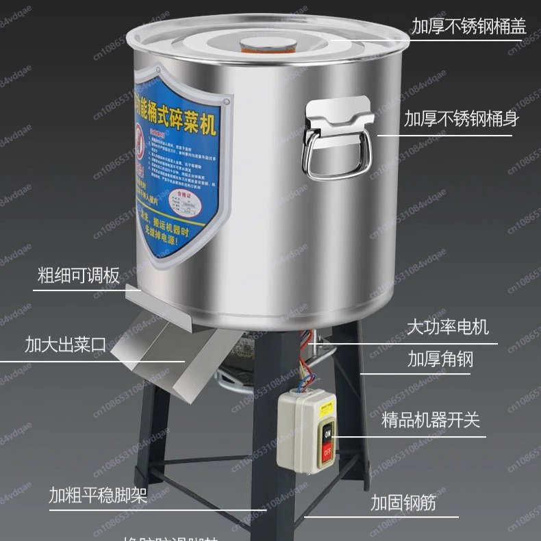 One machine is multi-purpose: ground meat/enema/vegetable dicing | feed processing equipment | space saving and cost saving