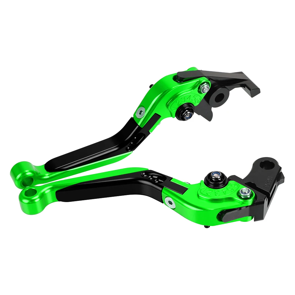 For Kawasaki ZX636 ZX6R Motorcycle Aluminum Adjustable Folding Brake Clutch Levers ZX 636 ZX 6R 2019 2020 Accessories