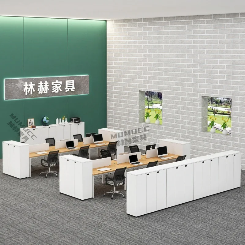 Low File Cabinet with Lock Wooden Data Locker Simple Modern Office Partition File Flower Groove