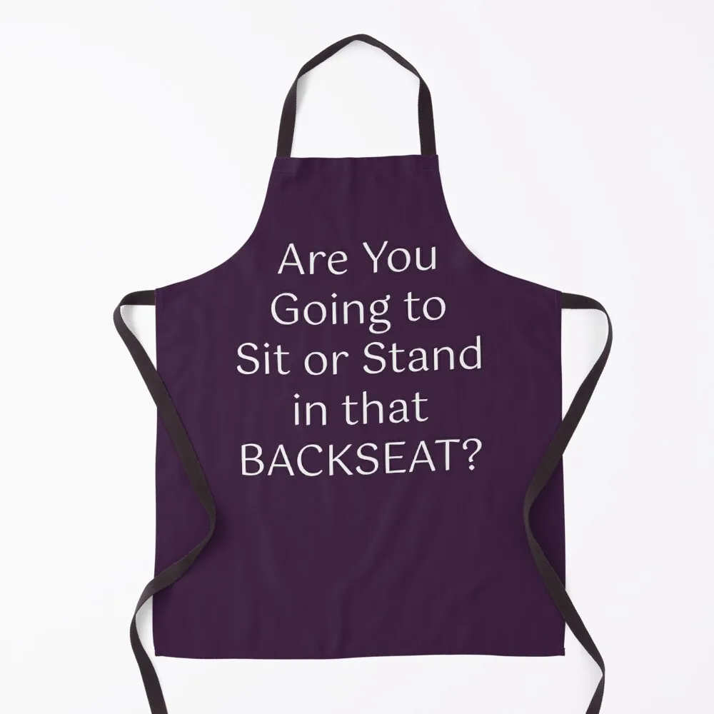 

Backseat Cooking Apron Women Kitchen'S Kitchen Household Items with personal logo Apron