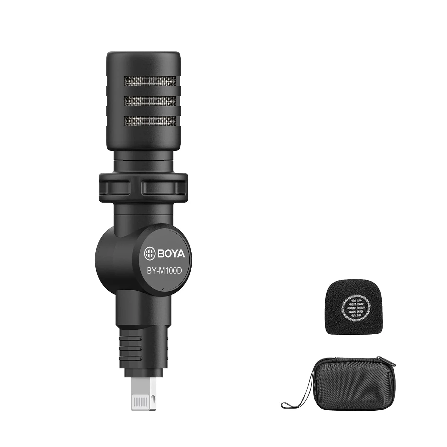 Boya BY-M100D Plug & Play Iphone Mini Microfoon Voor Iphone Ipad Ios Smartphones Podcast Lever Streamen Tiktok Youtube Video Vlog