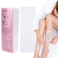 50/80/100Pcs Hair Removal Wax Paper Depilation Strips Nonwoven Cloth Professional Brow Leg Arm Body Hair Remove Waxing Tape Roll