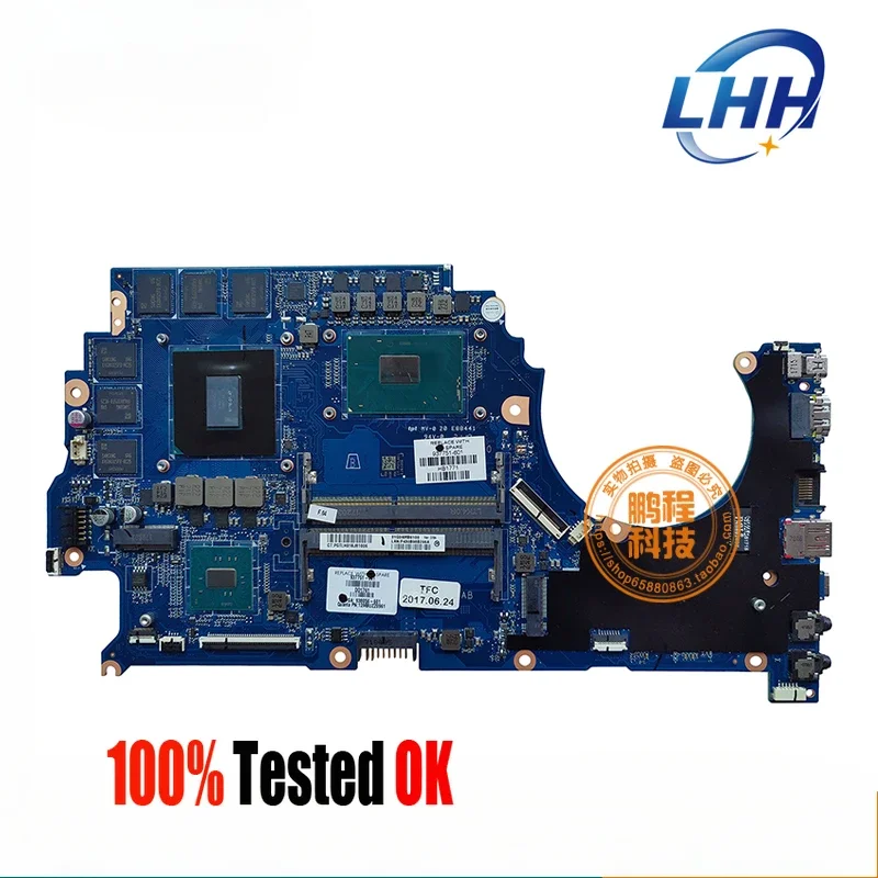 

For HP Omen 15-CE 15T-CE Laptop Motherboard DAG3ABMBCD0 Mainboard 929487-601 CPU I5-7th I7-7th I5-8th I7-8th GTX1060 6GB GPU