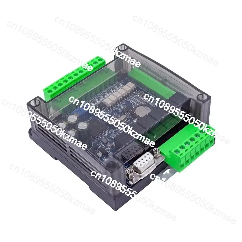 1PCS FX3U-14MR 14MT Industrial Control Board, 8 In 6 Out Relay Transistor Board with 6AD 2DA Modbus RS485 RTC
