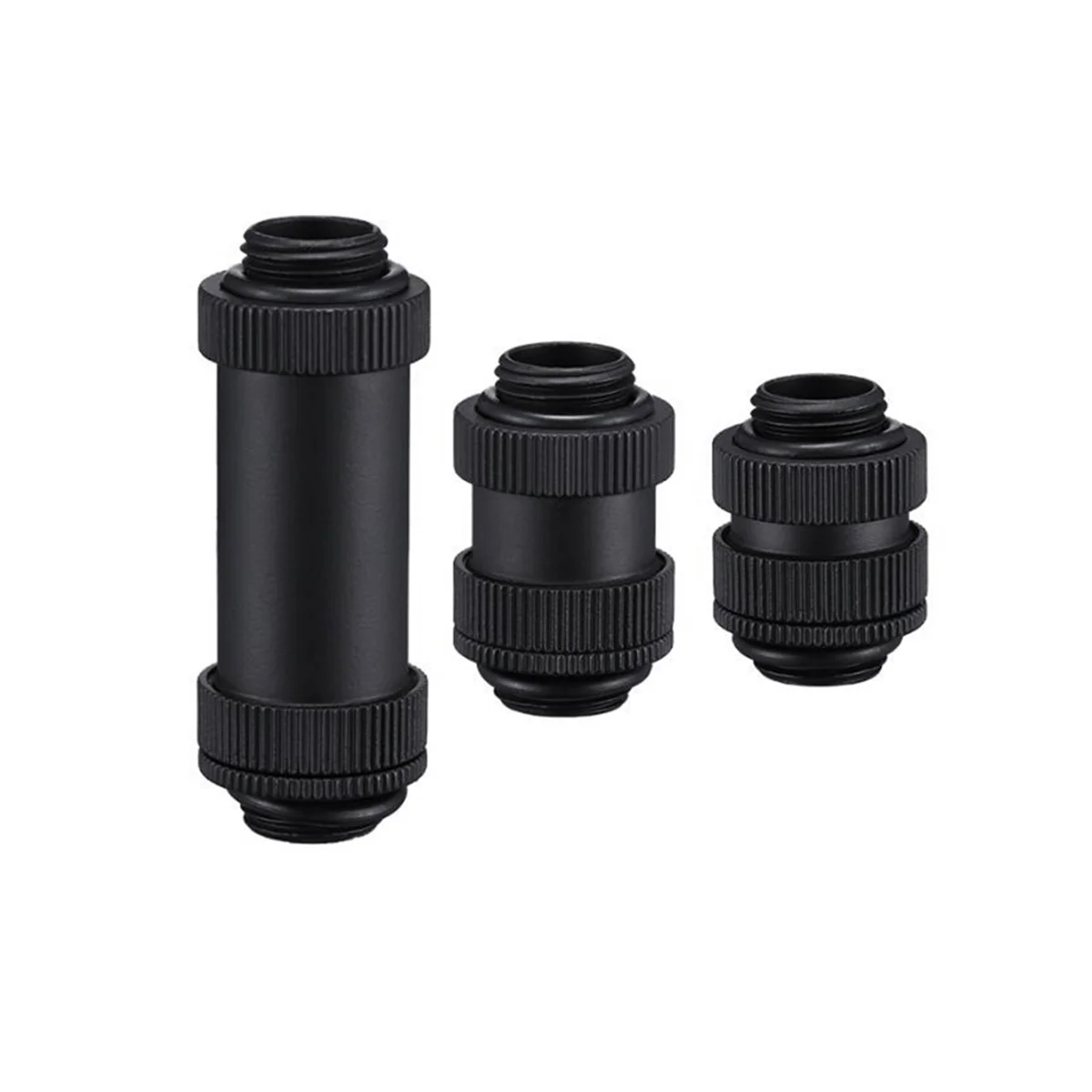 Conectores giratorios macho a macho G1/4 de pulgada - Accesorios de refrigeración por agua SLI de cobre para PC, longitudes ajustables D