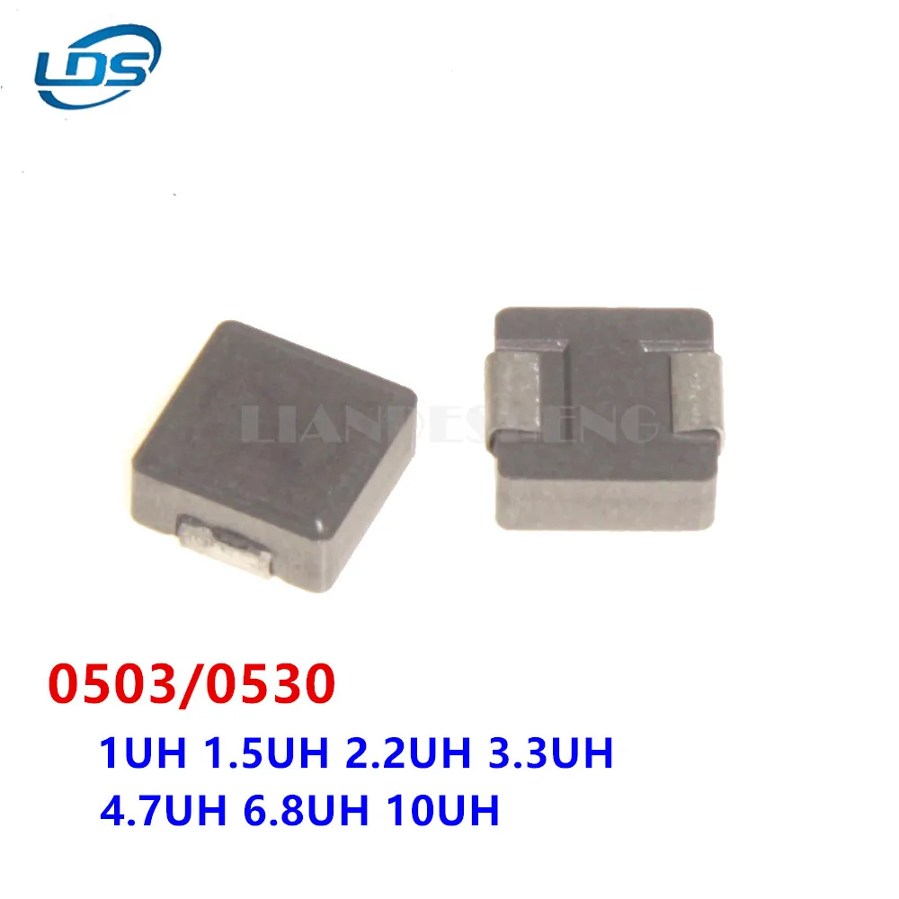 

10pcs 0530 SMD Power Inductors 1UH 2.2UH 3.3UH 4.7UH 6.8UH 10UH Chip Inductor 0530 5*5*3 1R0 2R2 3R3 4R7 6R8 100 Hot New 5x5x3