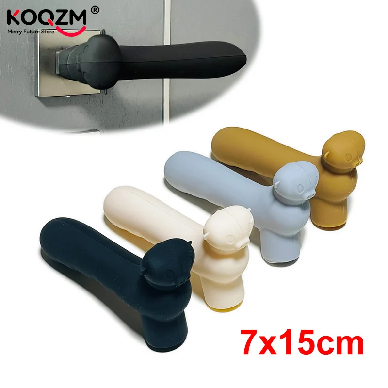 1pc Anti-kollision Silikon Tür Knopf Abdeckung Statische-freies Baby Sicherheit Griff Hülse Schlafzimmer Wohnzimmer Wand Schutz abdeckungen