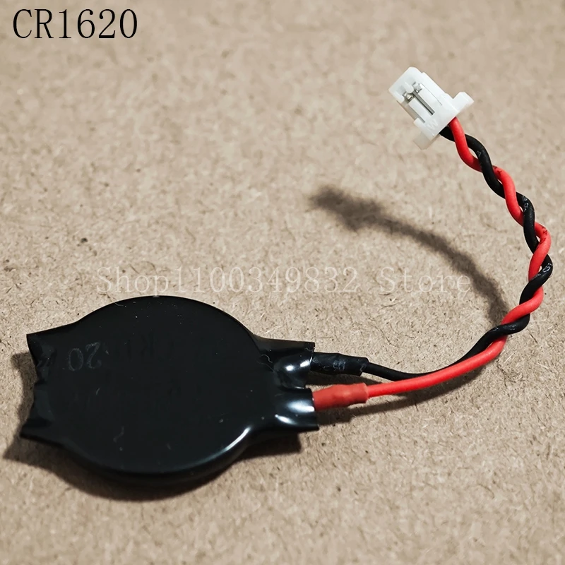1 unids/lote CR1620 1620 3V con cable de litio pila de botón para control remoto de llave de vehículo