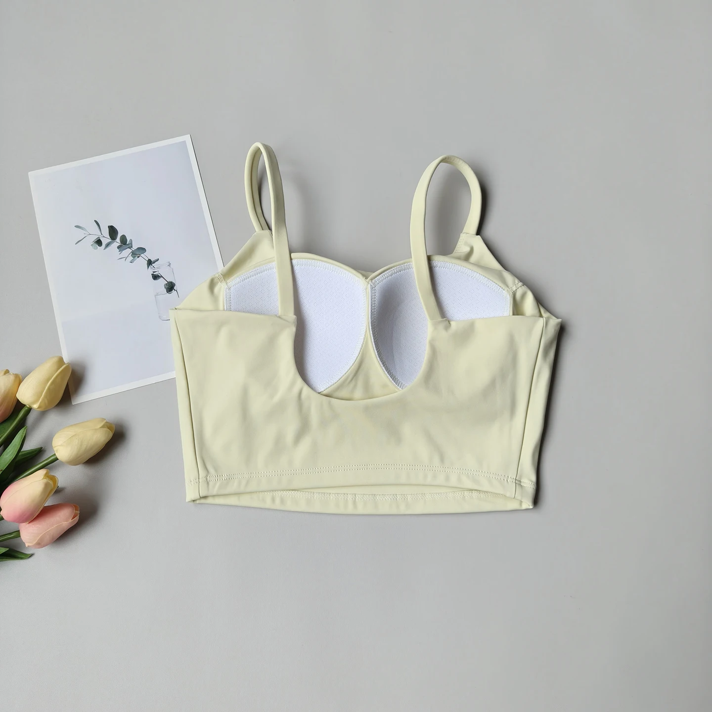 Breathable Sports Bra for Women, Fitness Top, Push Up Sport Bra, Fixed Pad, Yoga Underwear, Sport Tops  Running Vest, Gym Wear image 4