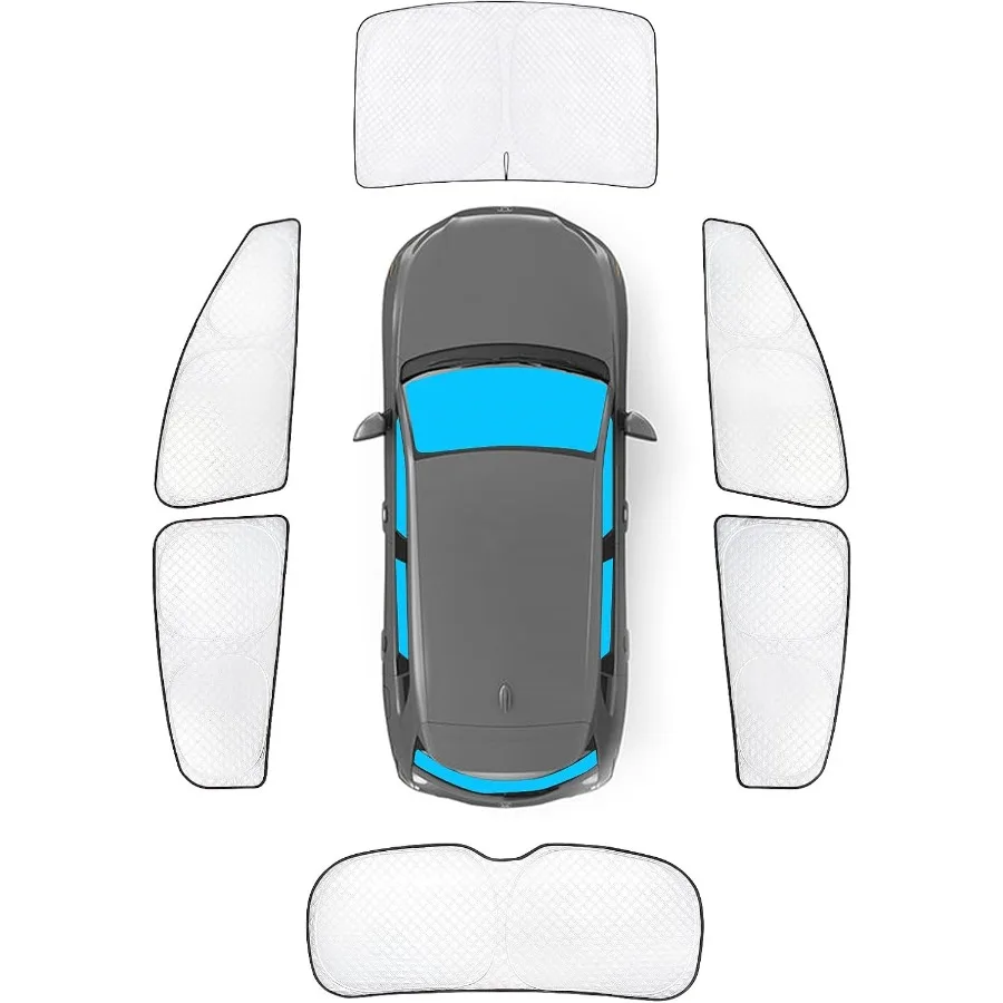 

6 шт. солнцезащитные козырьки на все окна для Honda HRV 20162022 LX EX EXL Sport Touring модели полные автомобильные оконные чехлы для лобового стекла Sid