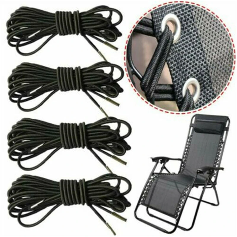 Elastische 캠핑 Meeraderig Dichotomanthes Tow Ligstoelen Bevestiging Voor Fauteuils Stoel Reparatie Tow Koord 키트, 4PC