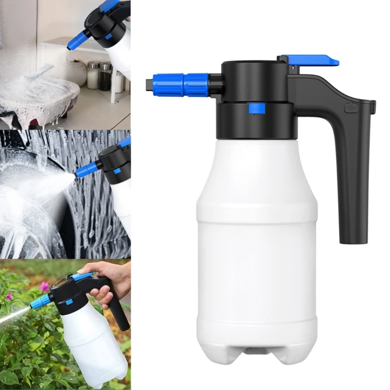 Car Wash Electric Foam Spray Bottle Household Handheld Car Wash Spray Type Gardening Air Pressure Sprayer Foam Bottle