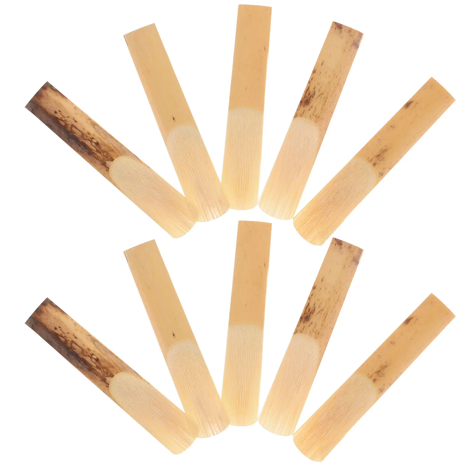 

10 Pcs Reeds B Flat Clarinet Durable Sound Quality Easy Installation Practical Reeds For Beginner Skilled Musicians Wood