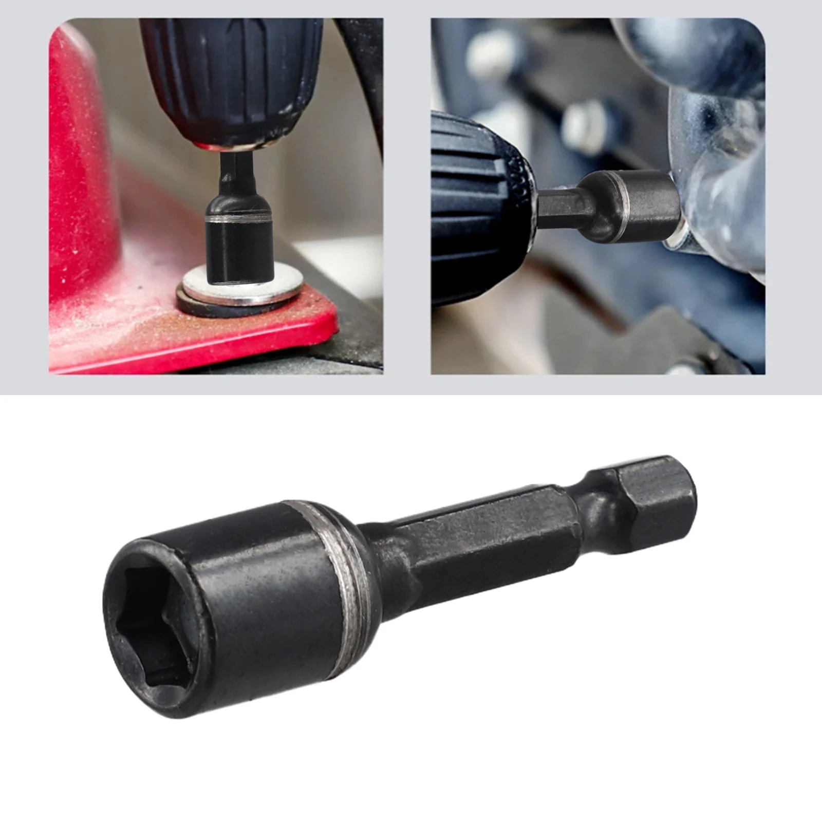 

Multifunctional Auto Repair Tools Black Hex Magnetic Socket High Durability Mm Converter Ratchet Wrench Socket