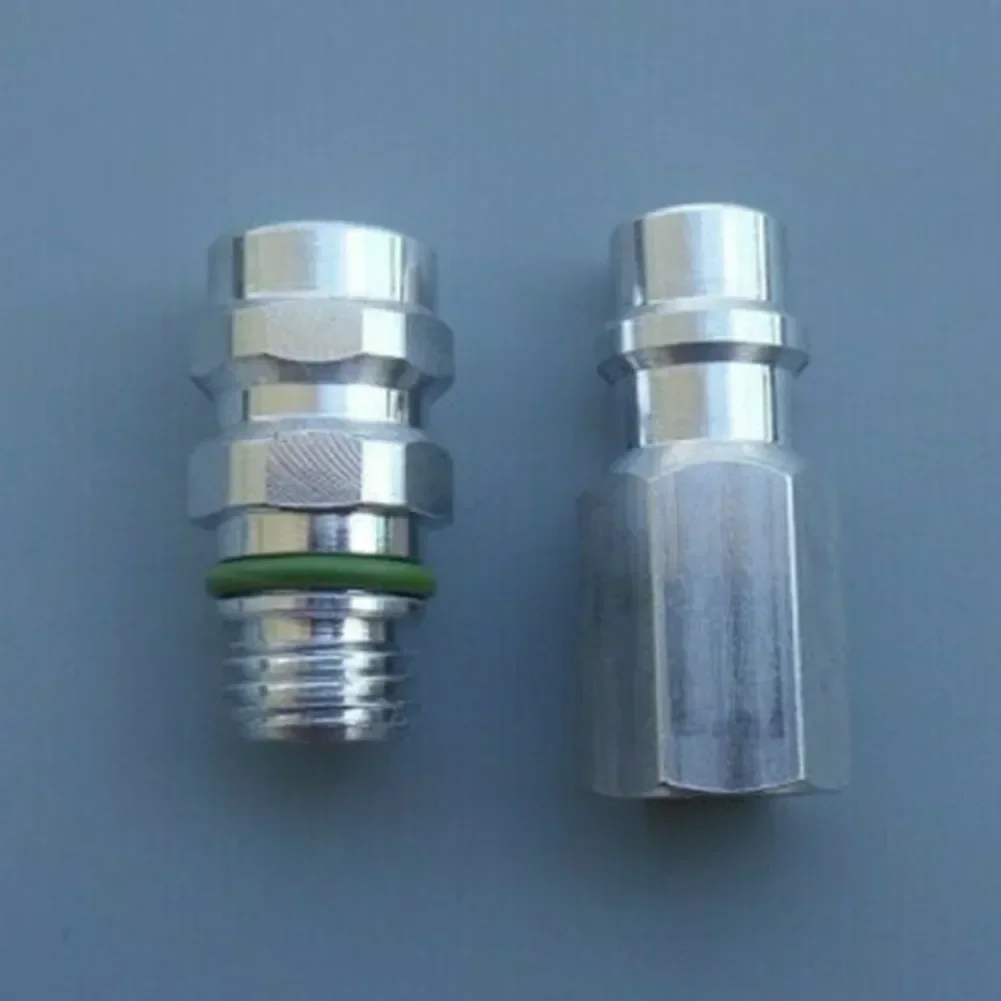 2pcs R134a Air Conditioning HD ND Connections For R134a For Ford Opel Seat Skoda ND Adapter Und 357820795J 357820795H