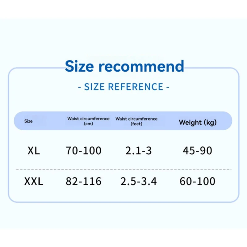 حفاضات قماشية قابلة لإعادة الاستخدام للبالغين - مشبك جانبي قابل للتعديل مع حشوة ماصة، ساق مانعة للتسرب وقابلة للغسل + وسادتان حفاضات فائقة الدقة #6