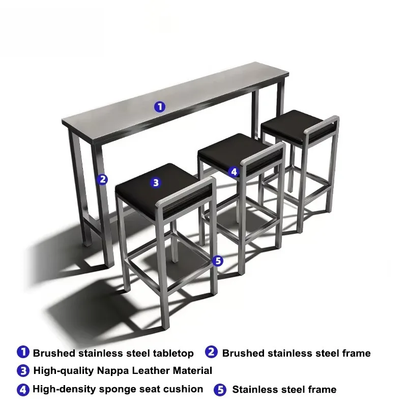 FOODLINE Large Capacity Bar Counter Stable Structure Bar Counter For Commercial Catering Bar Project Installation