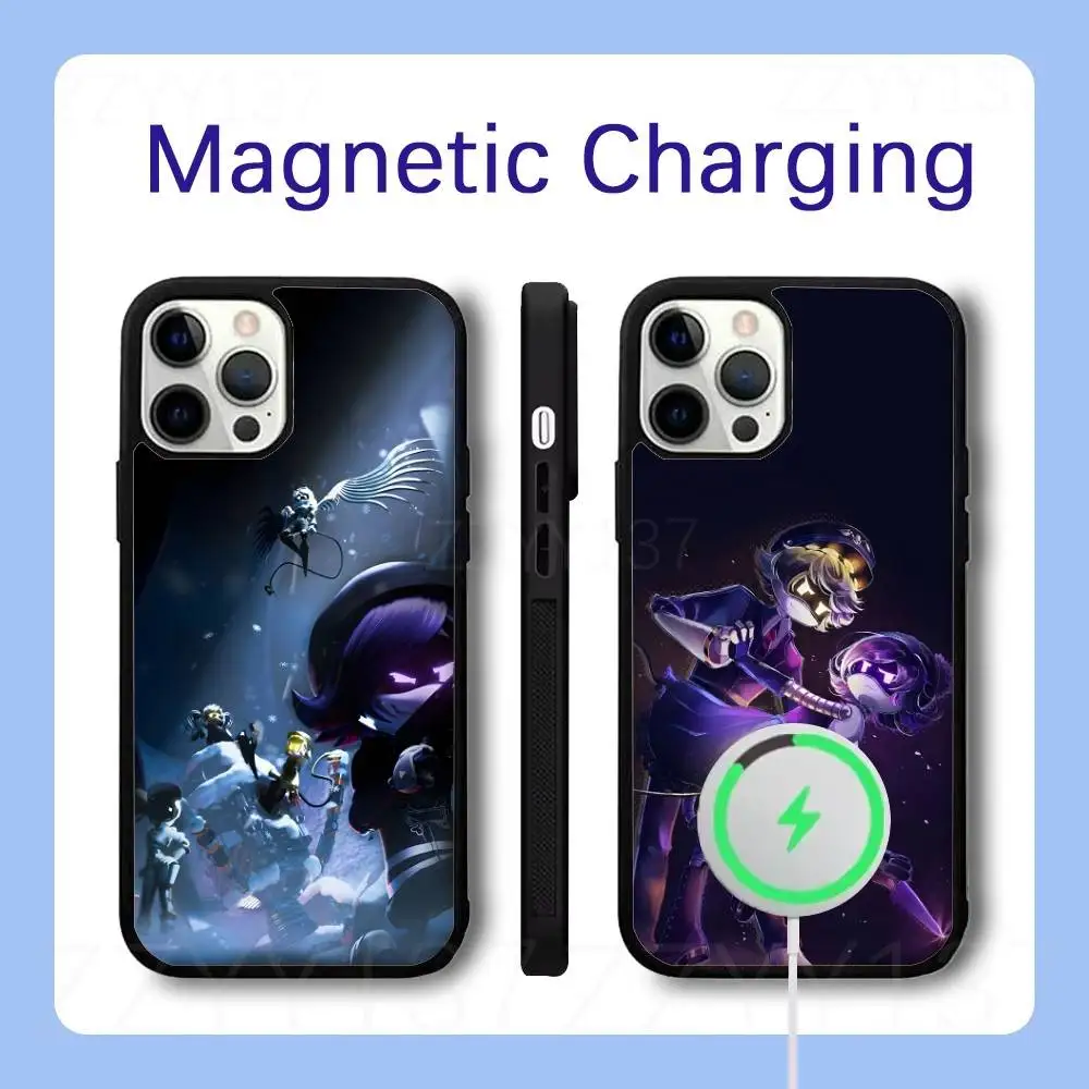 

Чехол M-Murders Drones UZI V с MagSafe для iPhone 17, 16, 15, 14, 13, 12, Pro, Max, Plus, магнитный, с беспроводной зарядкой