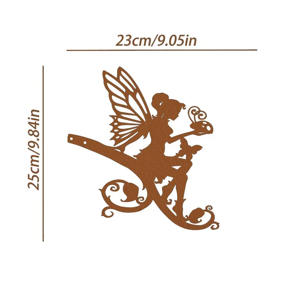 Butterfly Fairy Metal Decor - Make Your Outdoor Space Stunning with this Magnificent Butterfly Fairy Metal Artwork